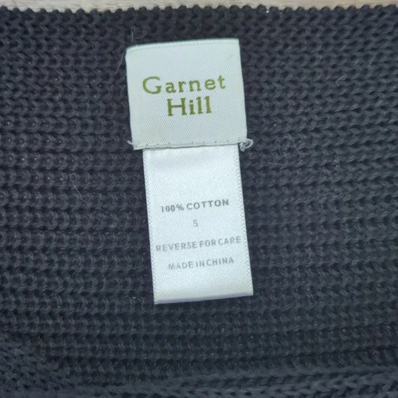 Garnet Hill Boat Neck Ribbed Knit Sweater - Picture 5 of 7